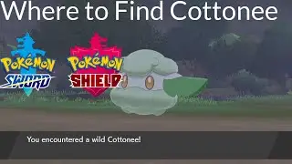 Pokemon Sword and Shield - Where to Find Cottonee