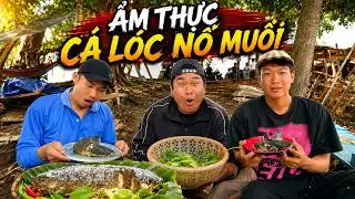 Bo Tu TV - Salt-Crusted Snakehead Fish Feast After Our Fishing Trip - 