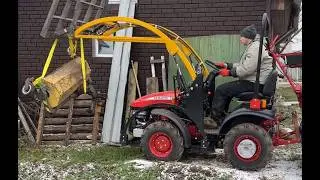 MiniMTZ + Communal brush for mini tractor.