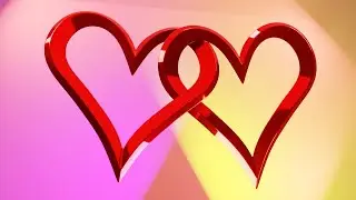 United Hearts in Blender. Simple way create cute united hearts in Blender.