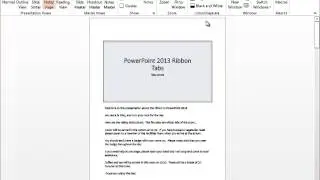 Powerpoint 2013 Tutorial - Moving Slides in Slide Sorter View,Notes Page and Reading View