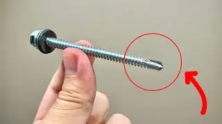 🔥🔥A self tapping screw is stronger than a drill, I don't buy drills anymore!