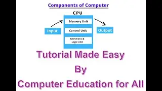 Core Components of a Computer System | Basic Computer Course for SSC | Computer Education for All