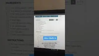 Quickly take a screenshot in Windows 