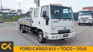 FORD CARGO 815 – TOCO – 2010 – CARROCERIA DE MADEIRA 4,3M