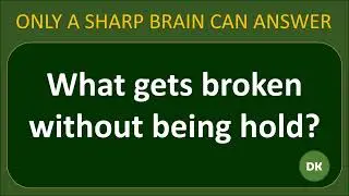 ONLY A GENIUS CAN ANSWER THESE QUESTIONS | TRICKY RIDDLE QUIZZES PART - 2