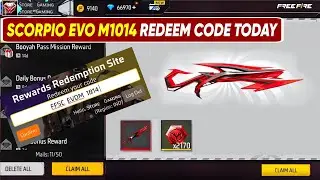Redeem Code Giveaway SCORPIO EVO M1014 | FREE SCORPIO EVO M1014 FREE FIRE REDEEM CODE