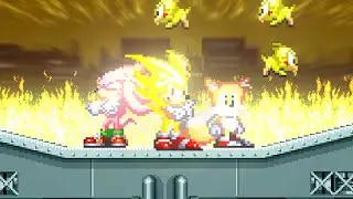 Sonic Classic Heroes - Team Super - ROM Hack (SPEEDRUN)