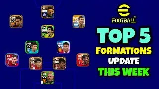 Top 5 New Formations Update In eFootball 2023 | 4-2-1-3 Formation Available!? 🤔