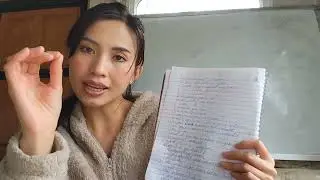 Kuv kawm ntawv English li no thaum i (my old notebooks)