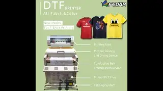 [Fedar] DTF Printer With Shake Powder Machine For Printing T Shirt Clothing