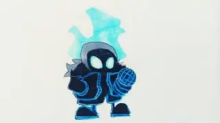 Vẽ Sans trong Friday Night Funkin, How to draw Sans from Friday Night Funkin All Mod