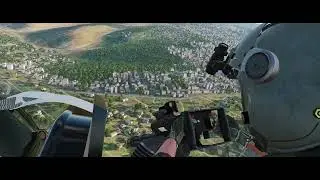 [DCS] Gazelle door gunner in action