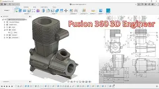 Fusion 360 Tutorial #66 | 3D Model Advanced Engineer Design