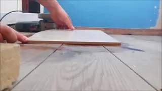 How to cut tiles with an angle grinder without dust