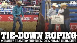 Tie-Down Roping at Mesquite Rodeo | Mesquite Rodeo Championship 2026 Finals Highlights