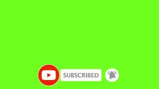 SUBSCRIBE BOTTON GREEN SCREEN