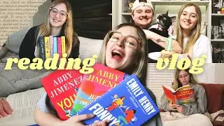 reading vlog 💌 fake dating romances, book haul, & my cat's 1st bday!