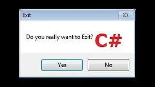 How To Enable Confirmation Alert Before CLosing WIndows Form In C# in Urdu/Hindi.
