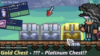 Terraria SWAPPED: Swapping Gold Chest with Platinum Chest with these resource packs!?