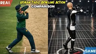 Usman Tariq Bowling Action Comparison 🤯💚 