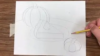 Pumpkin Pie Drawing