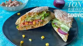 Ton Balıklı Sandviç #tonbalığı #sandviç #yemektarifleri