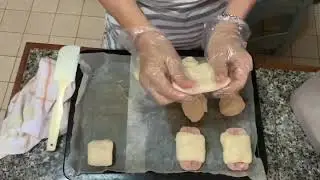 Bake your own Tangzhong Luncheon Meat buns