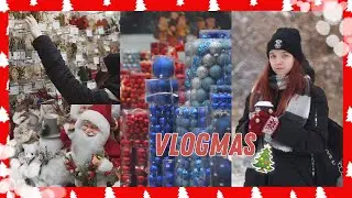 VLOGMAS #1 | Первый снег, новогодние украшения и зимняя фотосессия