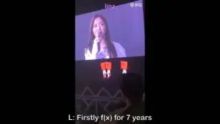 [ENGSUB] 160131 f(x) Dimension 4 in Seoul Ment 3