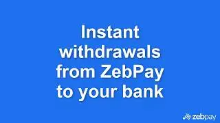 How to withdraw fiat from ZebPay to your bank account (India)