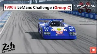 The 1990's LeMans Challenge (Group C) in @AutomationGame
