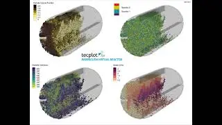 Simulation of Rotating Cylinder with Internal Baffles