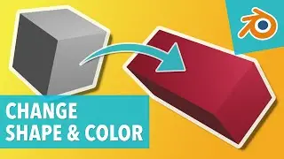 #3 - MOVE, ROTATE, SCALE AND CHANGE COLOR - Blender 2.8 tutorial