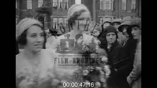 Amateur Film of a Wedding in Lancashire, 1930s - Archive film 1033171