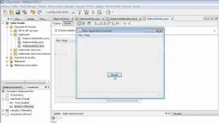 Hola mundo Netbeans6.7 swing