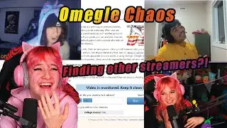 OMEGLE- meeting other twitch streamers!? - CHAOS ON OMEGLE // justloliehh