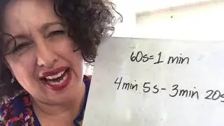 Add or Subtract Minutes and Seconds