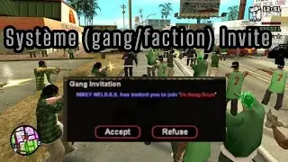 [SHERE] Free Système (gang/faction) Invite • مجاني 💥