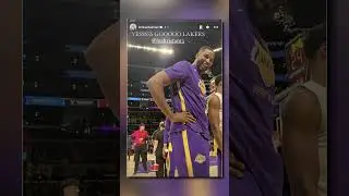 Kim Kardashian Shows Love To Tristan Thompson At Lakers Game