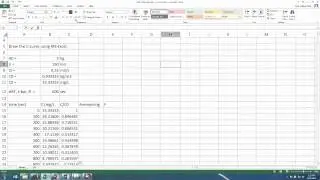 CVE 351 - Example: Graphing C-curve and F-curve for a Completely Mixed Flow Reactor (26 Sept 2015)