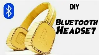 How to make a wireles headset with cardboard