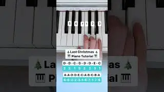 LAST CHRISTMAS 🎵🎄Piano Tutorial🎹