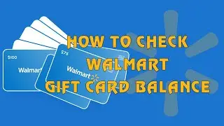 How To Check Walmart Gift Card (Walmart Visa Card) Balance - [romshillzz]