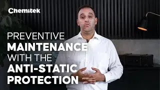 Preventive maintenance of solar modules with anti static protection