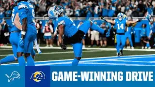 Entire GAME-WINNING DRIVE from Detroit Lions Week 1 win over the Los Angeles Rams