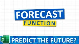 How to use the Excel FORECAST Function #exceltutorial