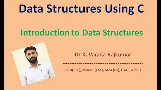 LEC 1 Introduction to Data Structures