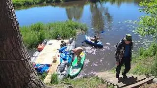 Сплав по рекам Уводь - Клязьма, 2 часть, ПВД, 12.06.22г