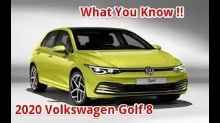 2020 Volkswagen Golf 8